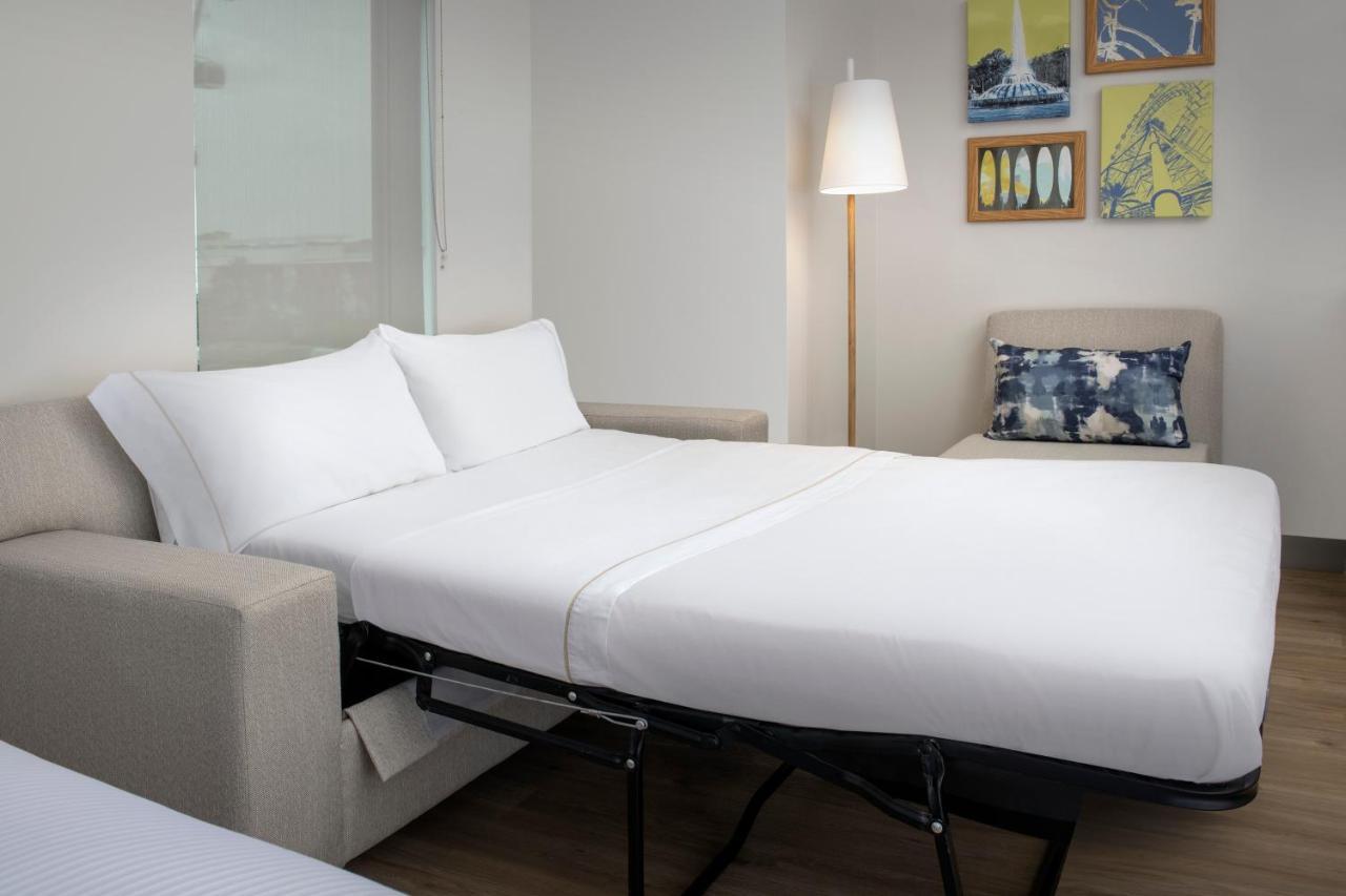 Queen Studio with Two Queen Beds and Sofa Bed