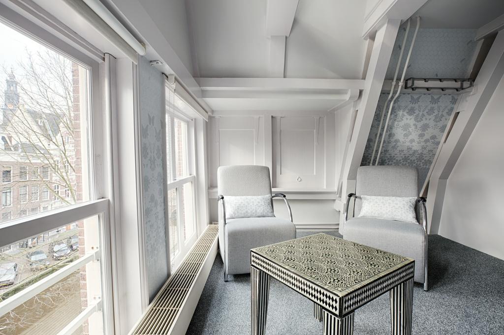 Tweepersoonskamer met 1 of 2 bedden - Uitzicht op de Gracht