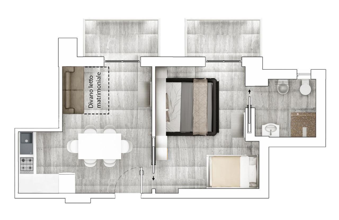 Appartamento con 1 Camera da Letto
