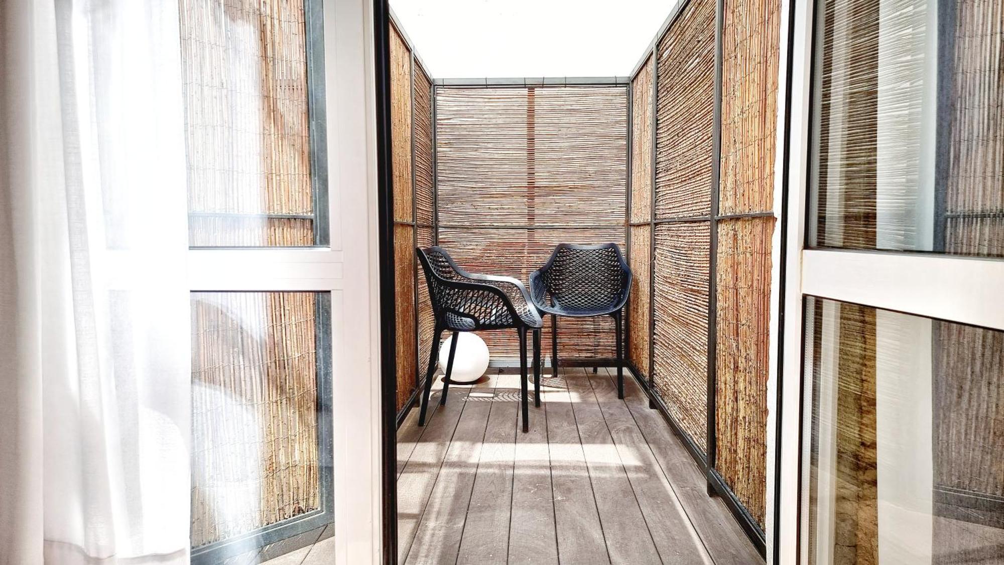 Habitación Doble interior o Twin con patio
