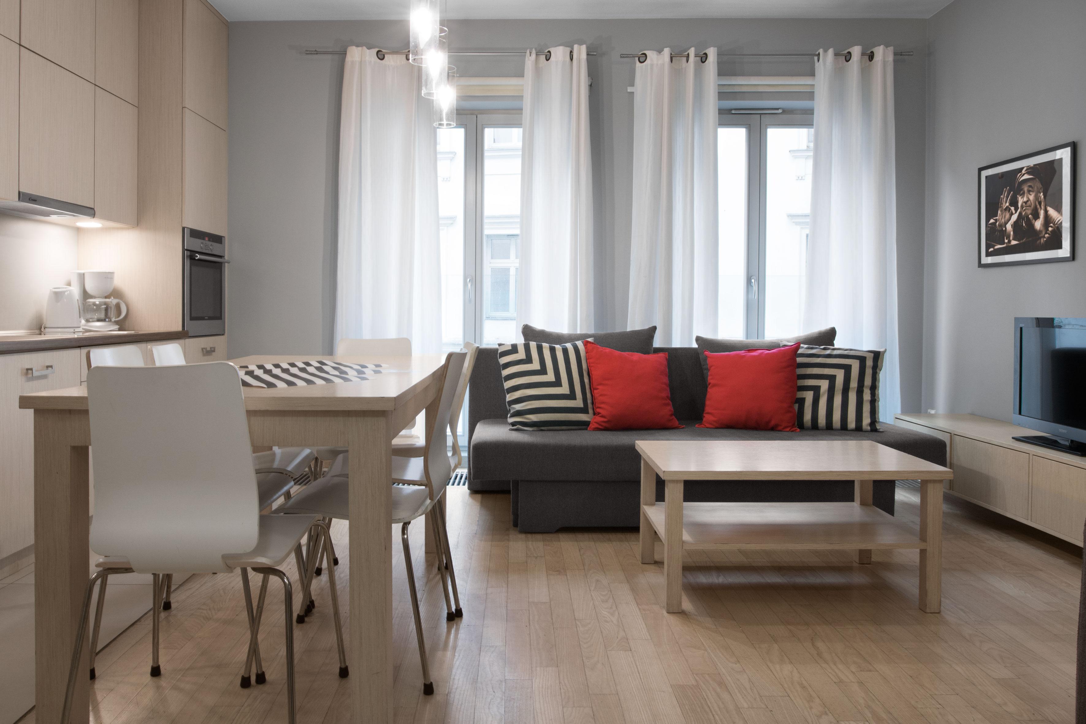 Groot Appartement met 2 Slaapkamers (max. 6 Volwassenen) - Łobzowska 22
