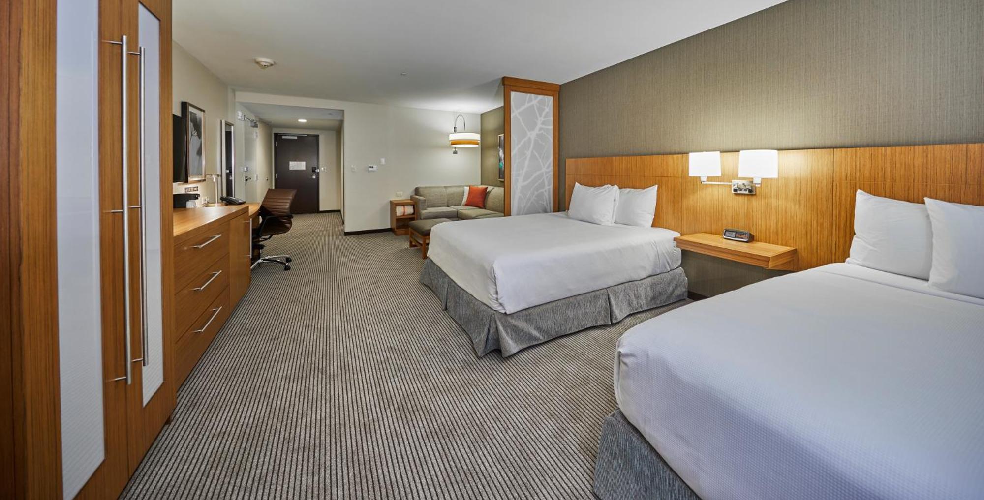Queen Room with Two Queen Beds, Sofa Bed and Roll-in Shower - Disability Access