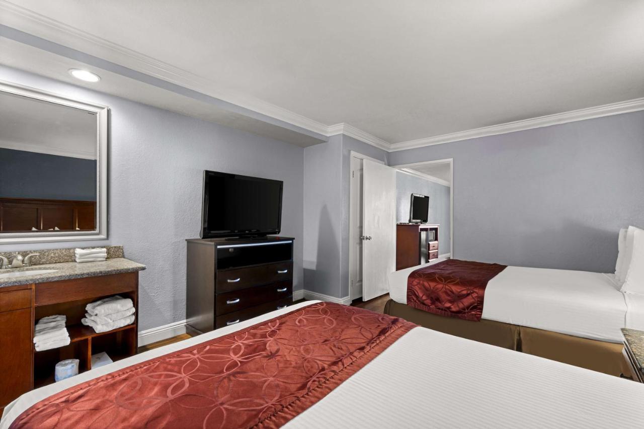 Double Room with Two Double Beds and Balcony - Non-Smoking