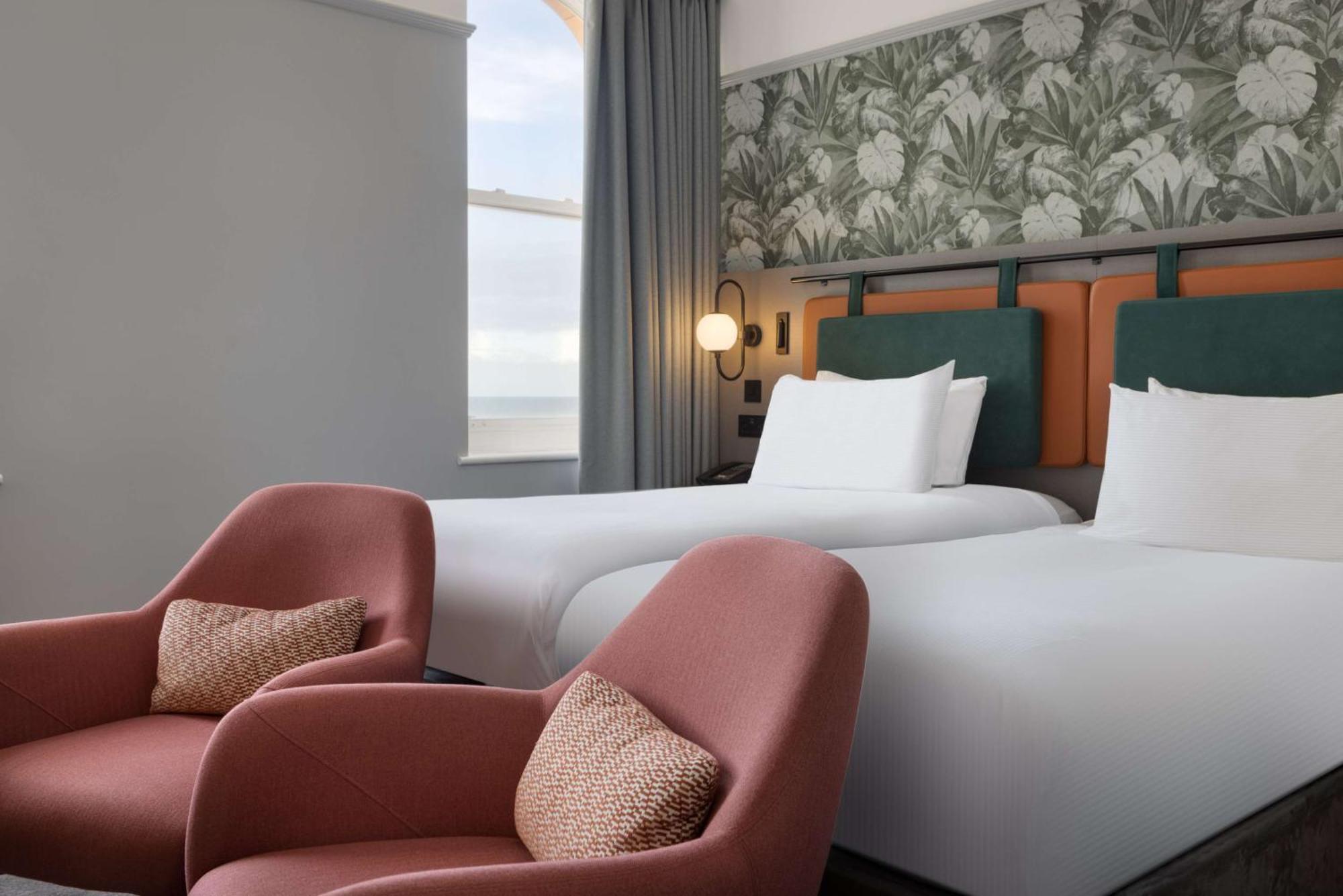 Superior Tweepersoonskamer met 2 Aparte Bedden en Uitzicht op Zee