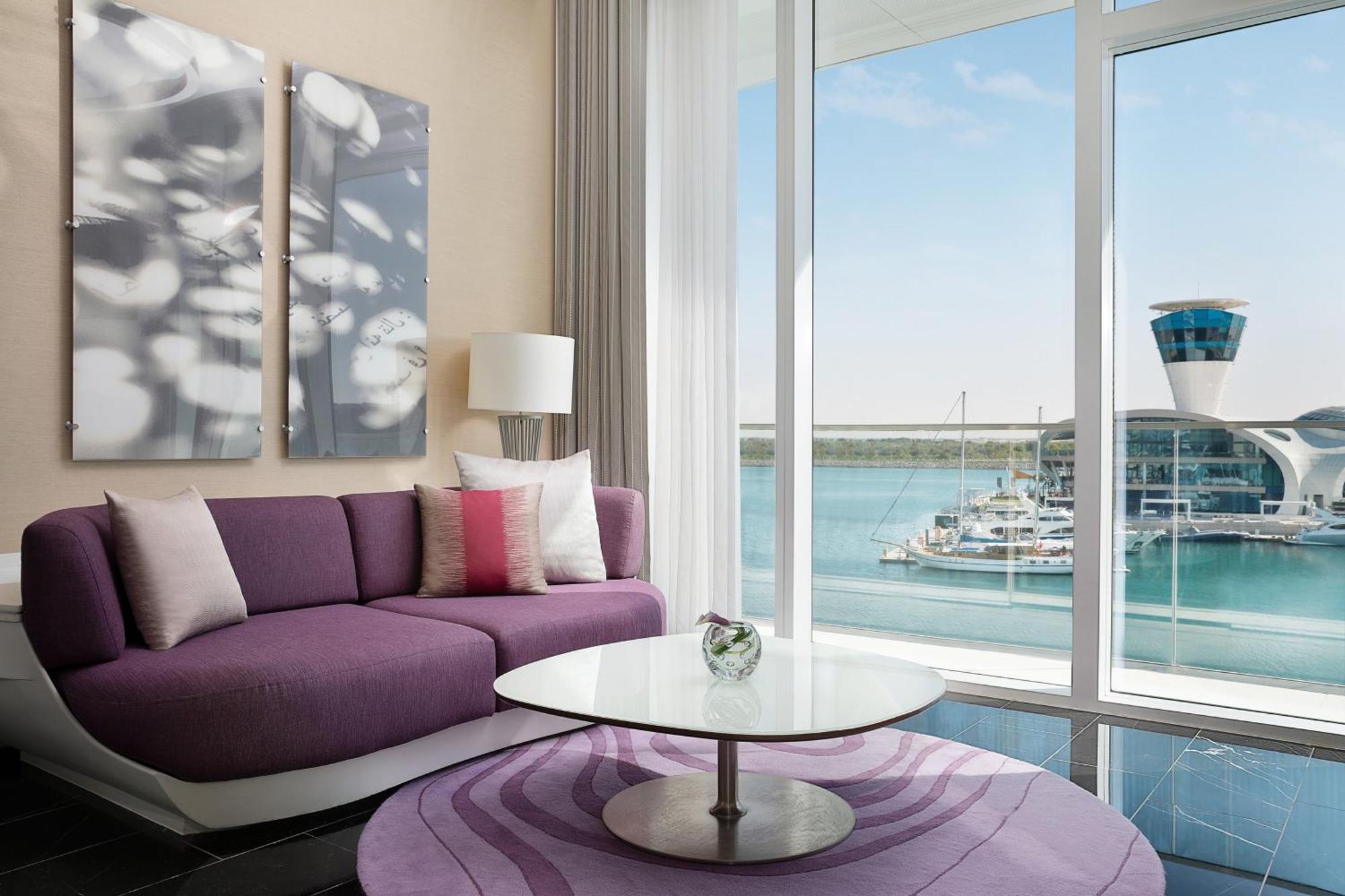 Deluxe, Guest room, 1 King, Marina View, Balcony with Complimentary Yas Beach Access