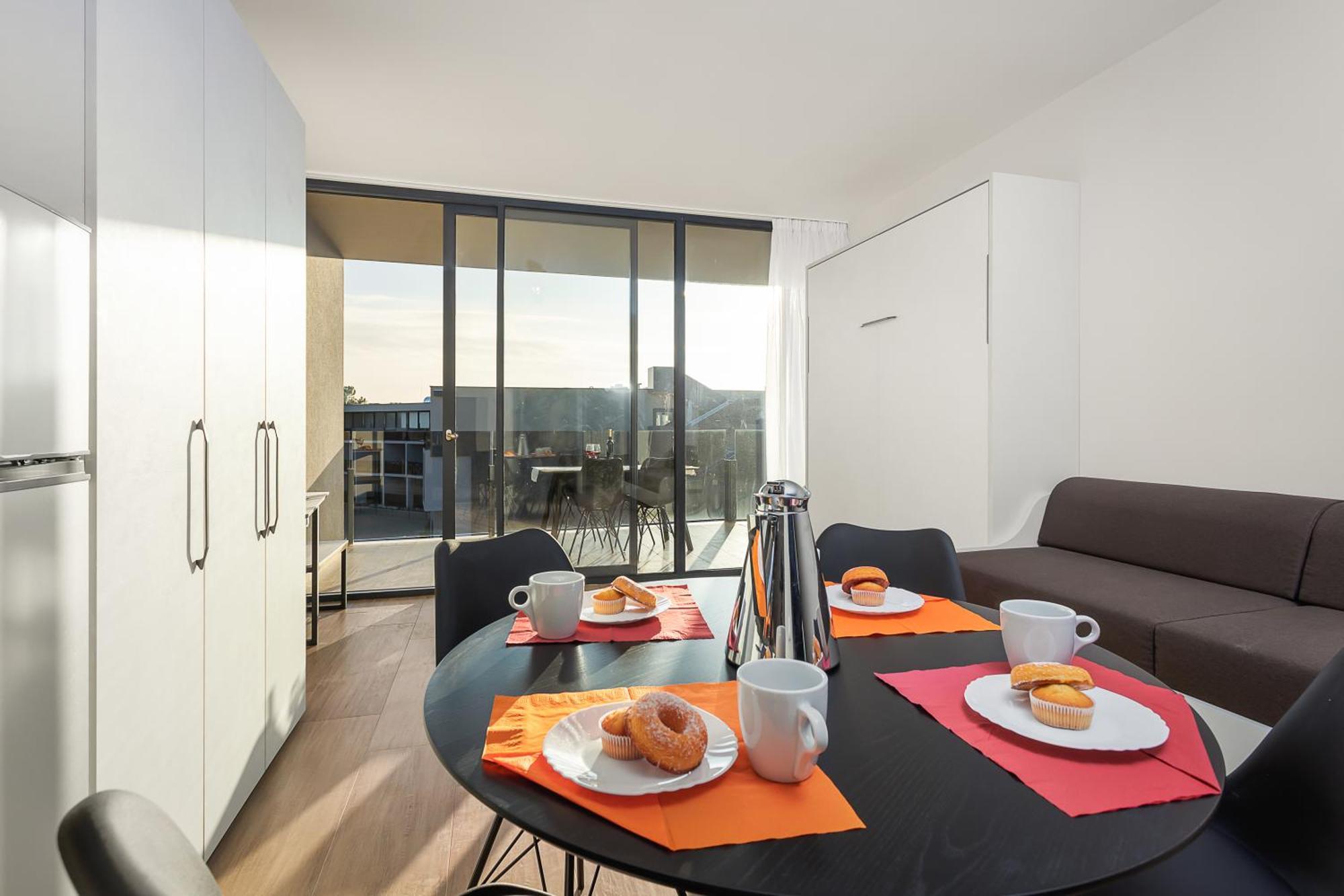 Appartamento con 1 Camera da Letto, Balcone e Lato Piscina (4 Persone)