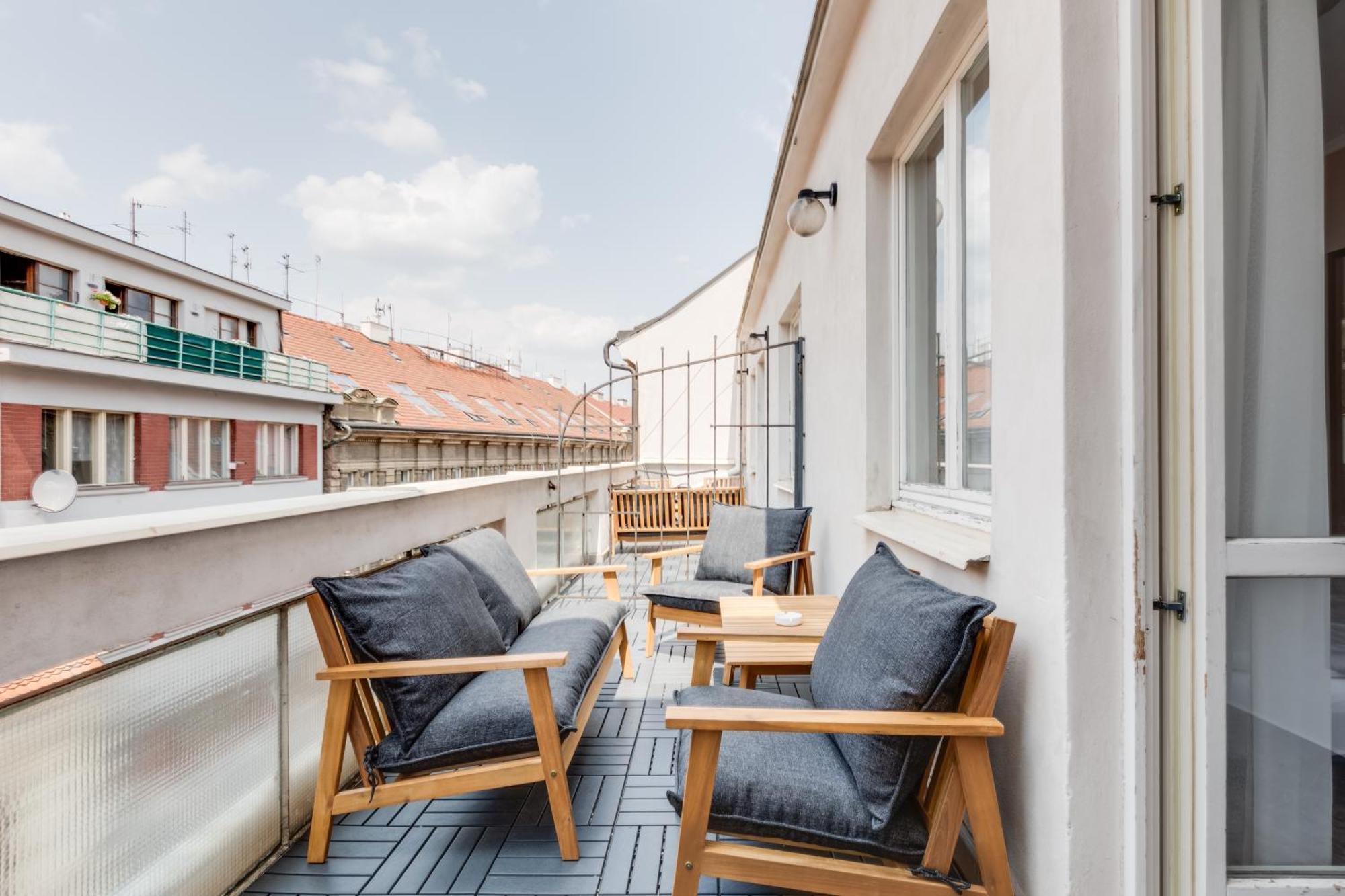 Apartamento con terraza