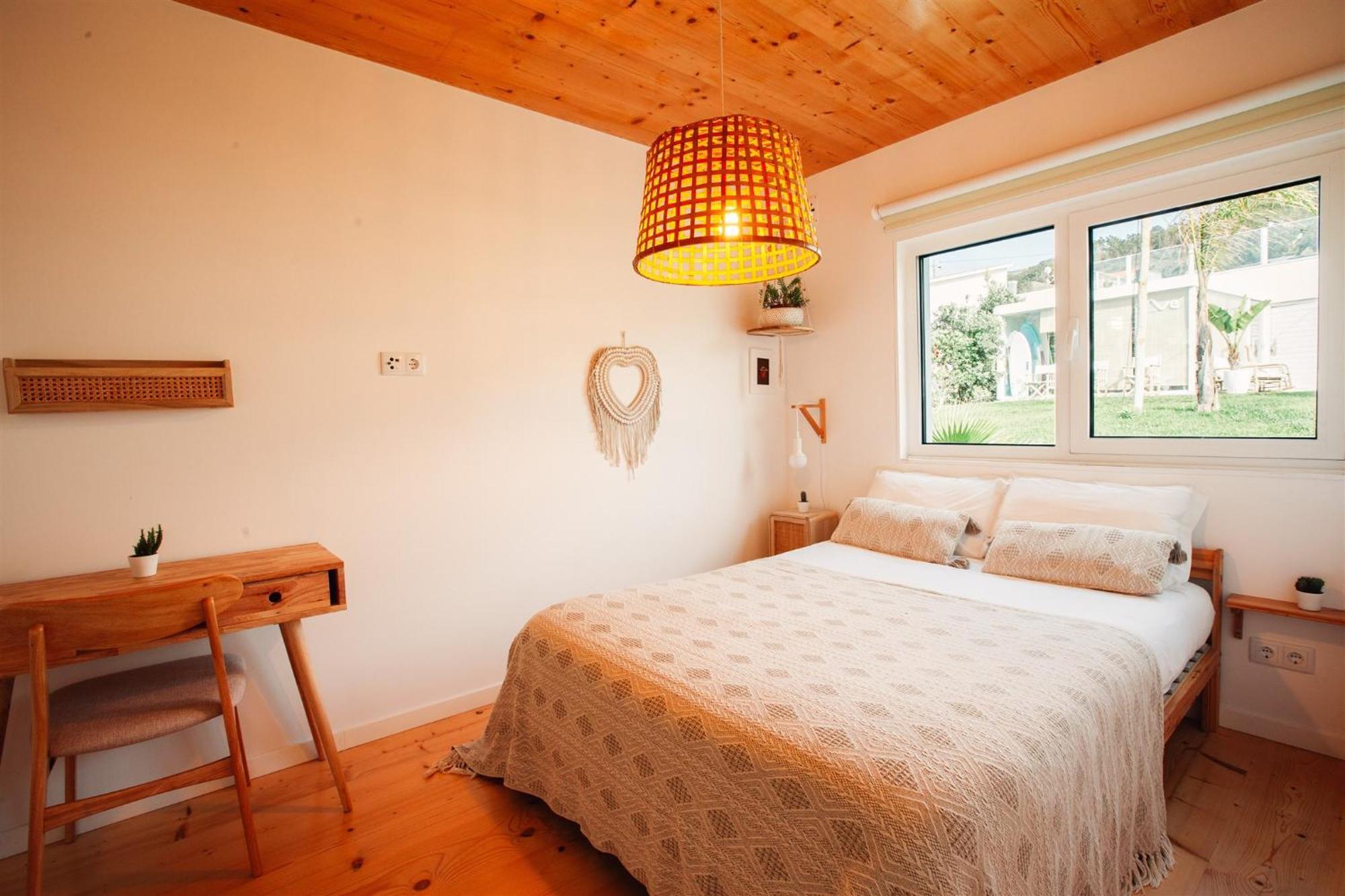 Quarto Duplo com Vista Jardim