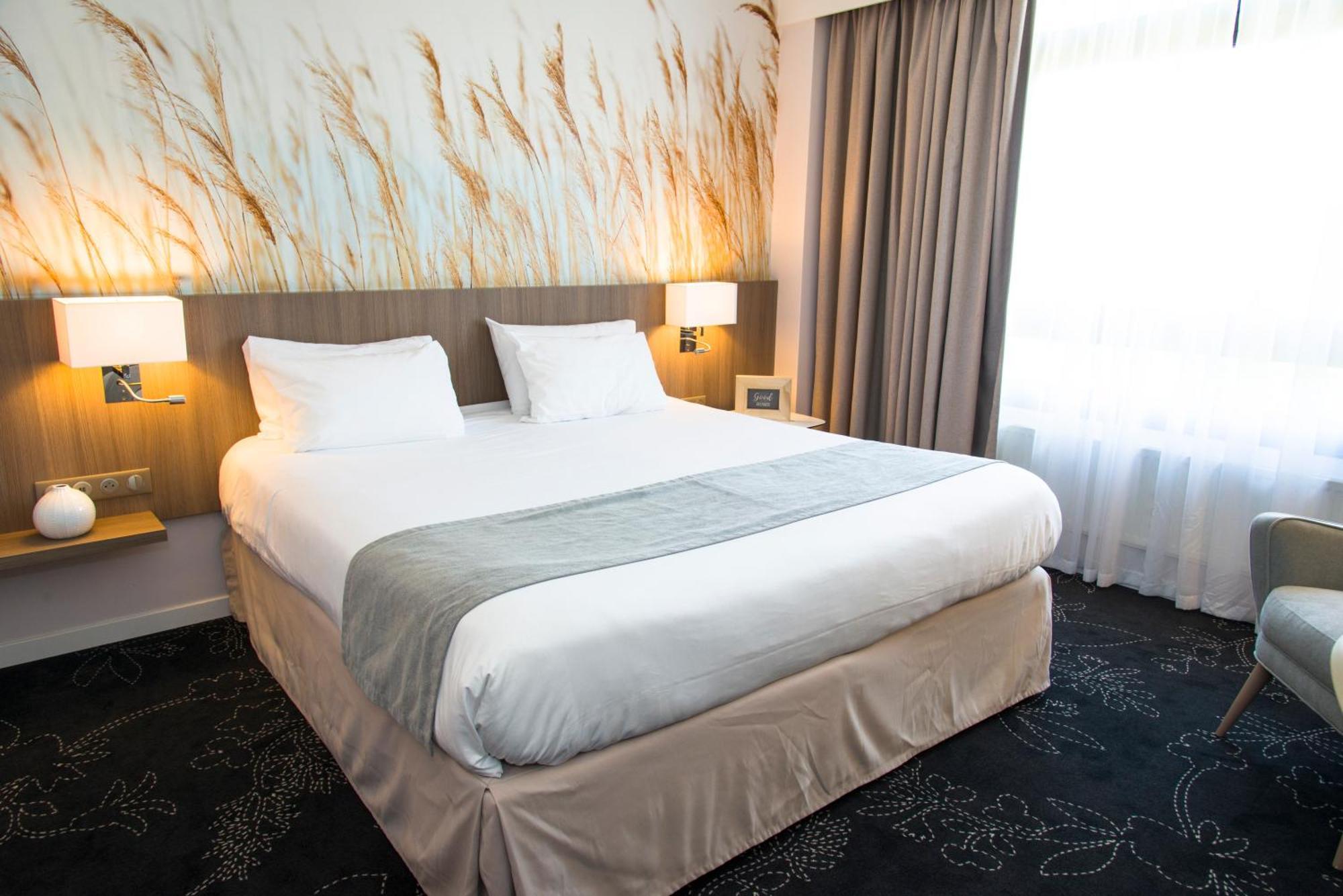 Standaard Kamer met Kingsize Bed en Uitzicht op de Tuin