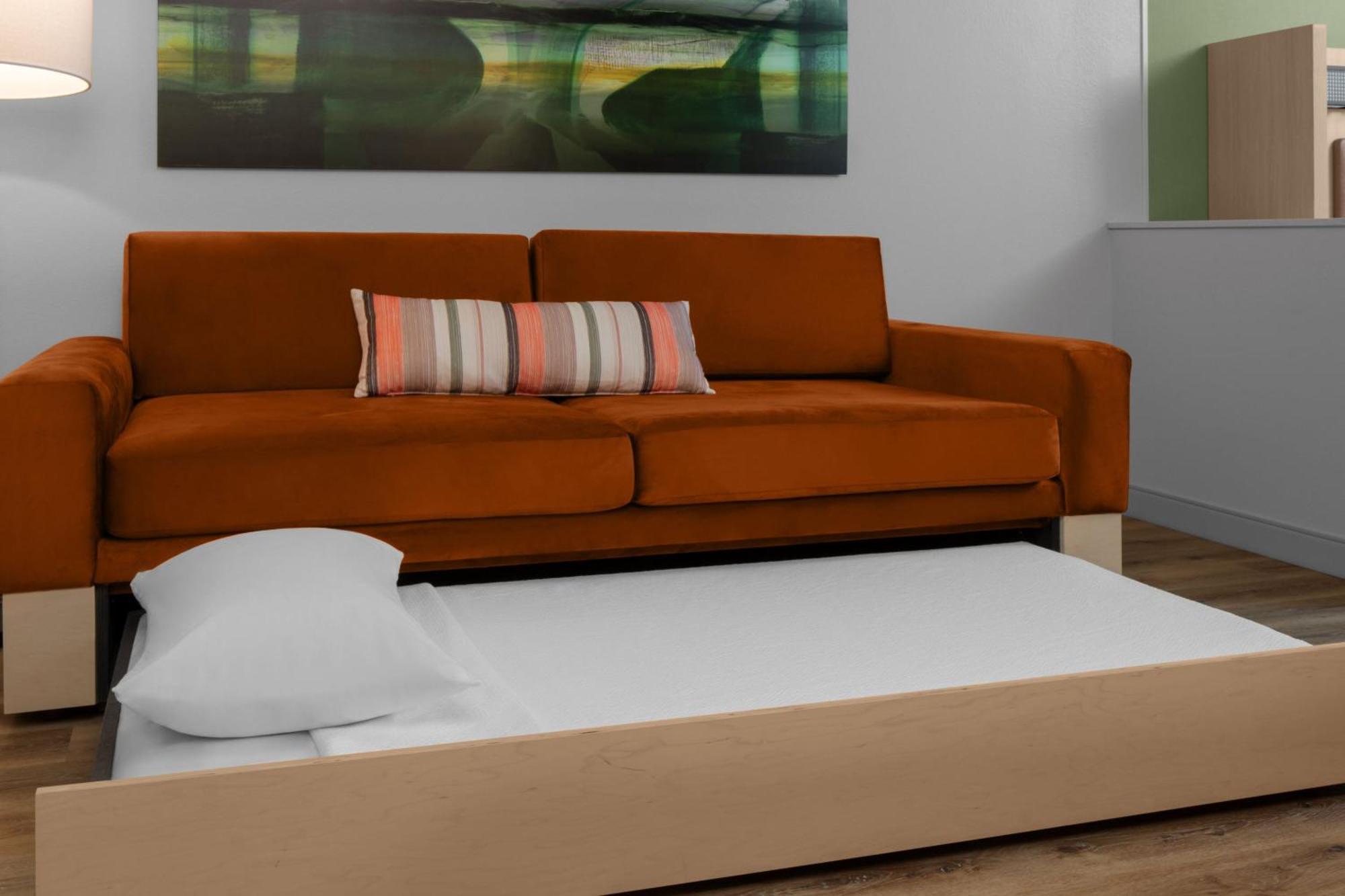 King Suite with Bathtub and Trundle Sofa - Mobility Access/Hearing Accessible