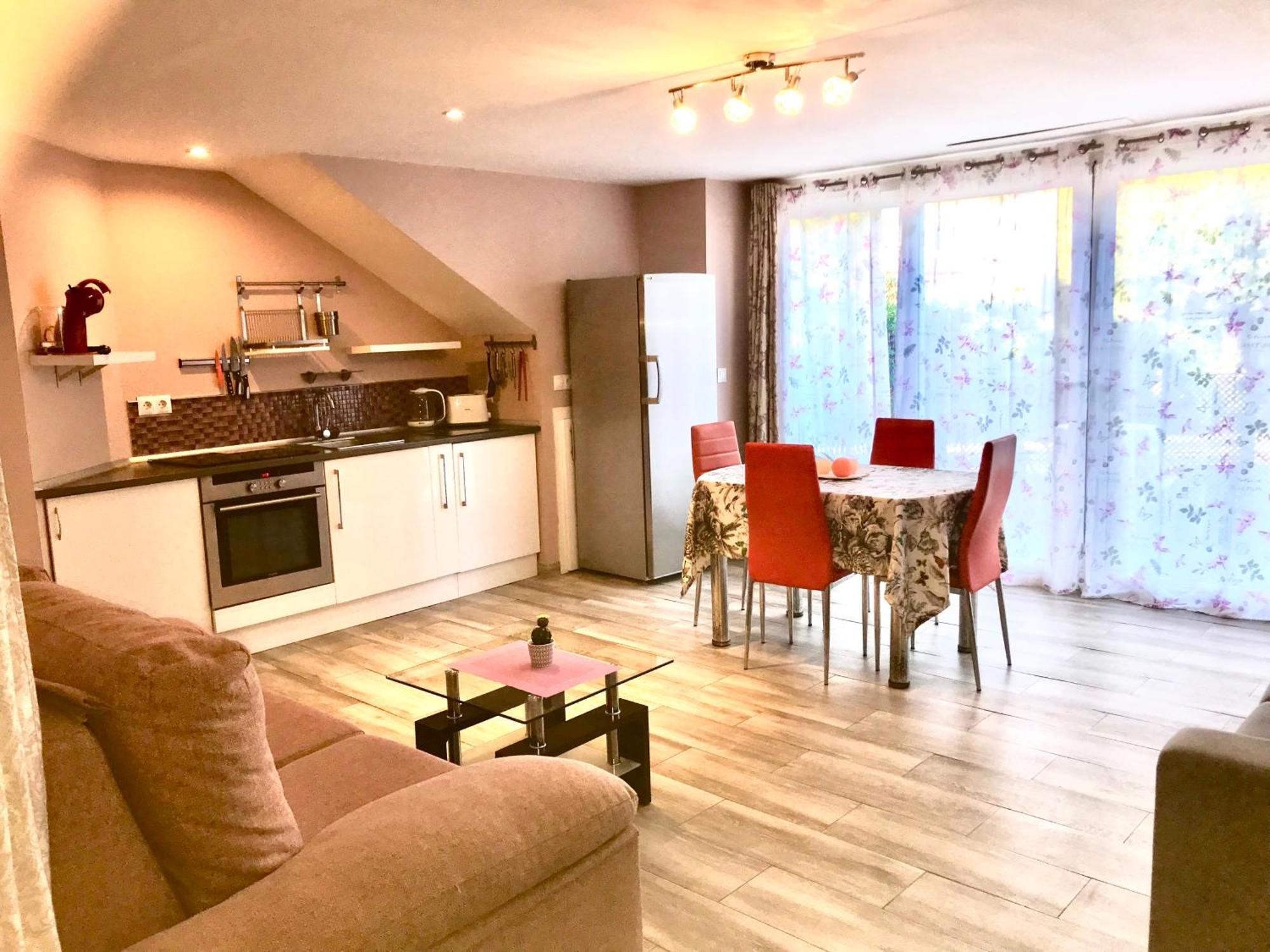 Deluxe Appartement met 1 Slaapkamer en Uitzicht op de Tuin