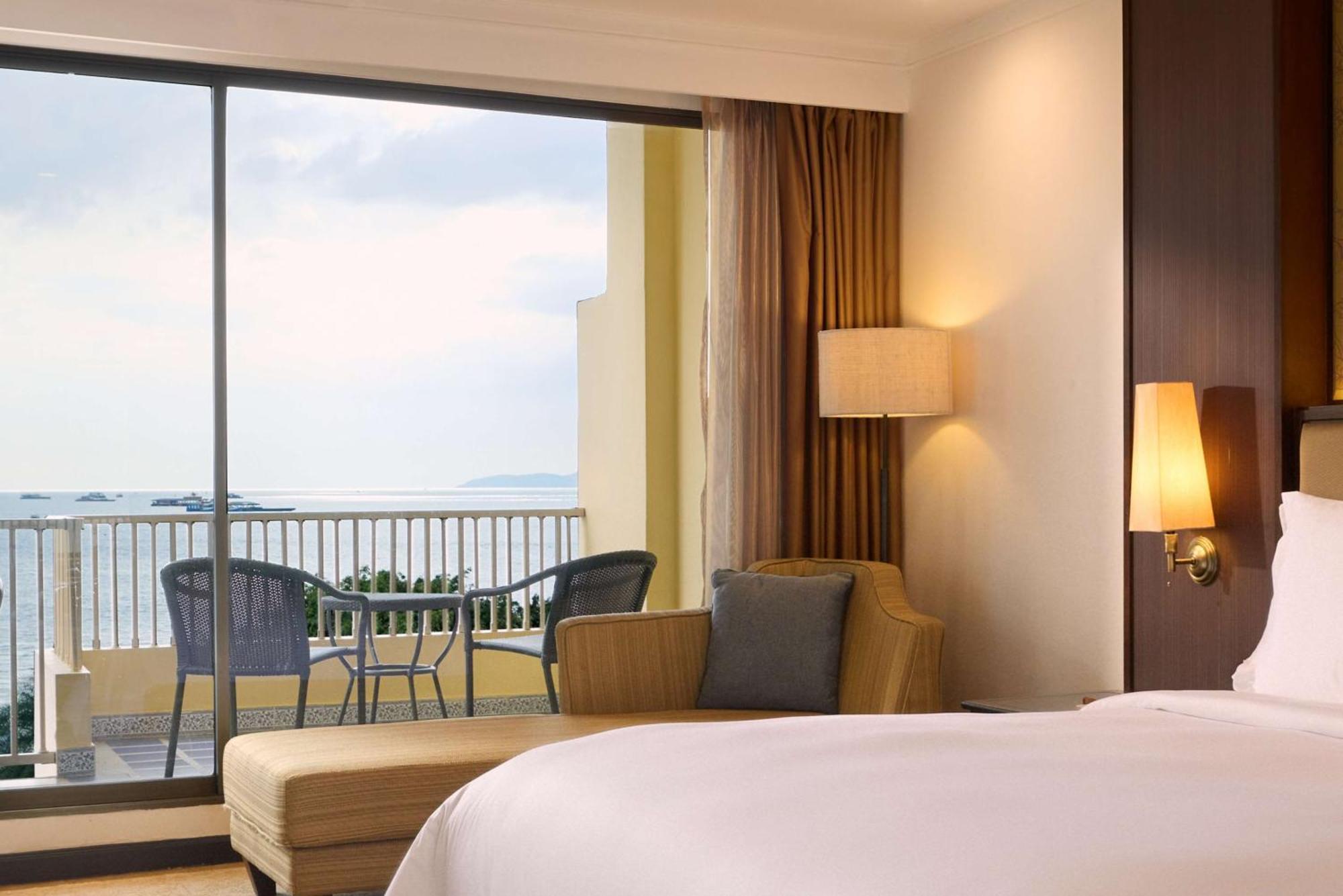 Premium Tweepersoonskamer met 2 Aparte Bedden - Uitzicht op Zee