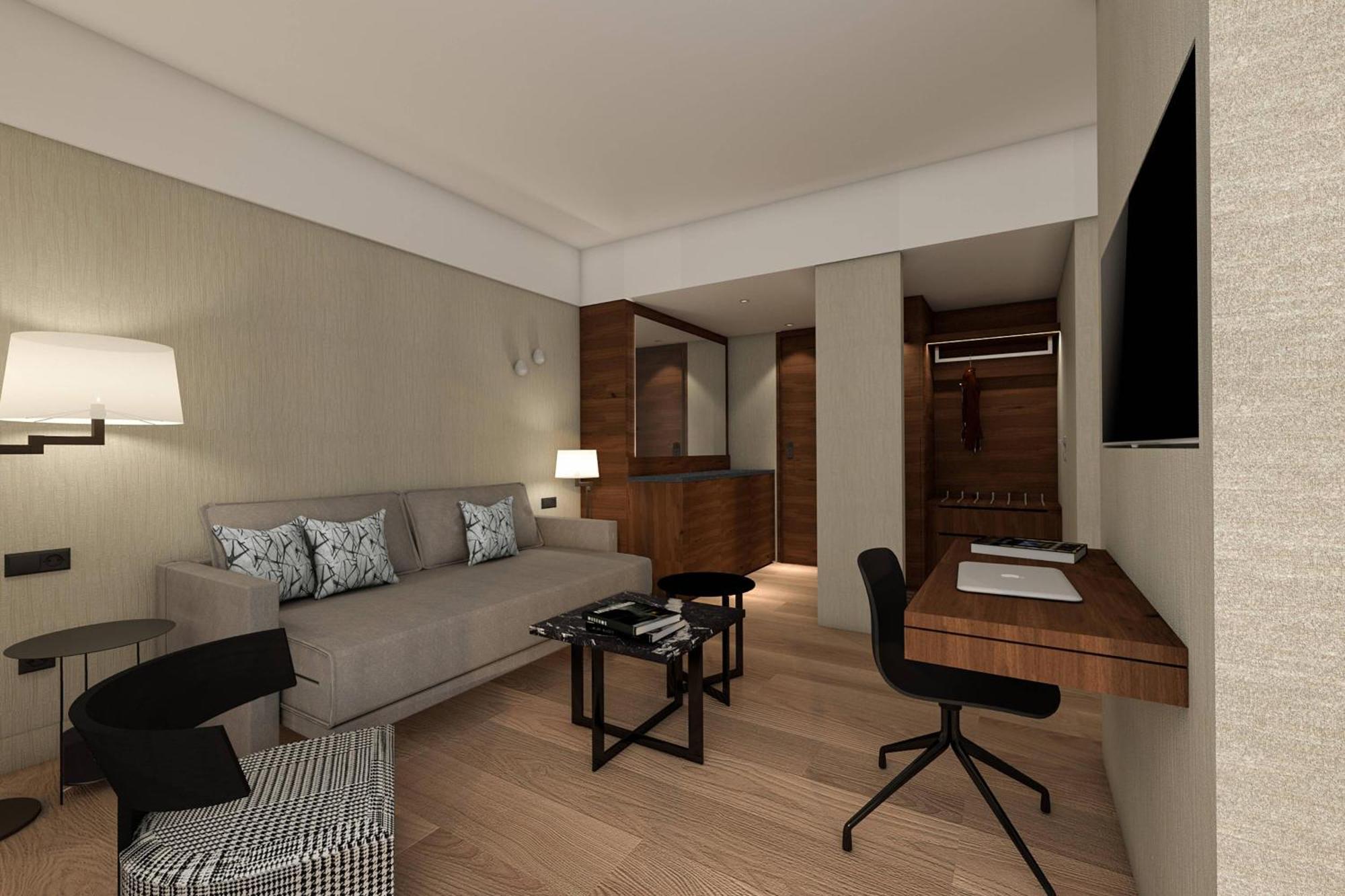 Suíte Júnior com Cama King-size e Vista do Mar ou da Cidade