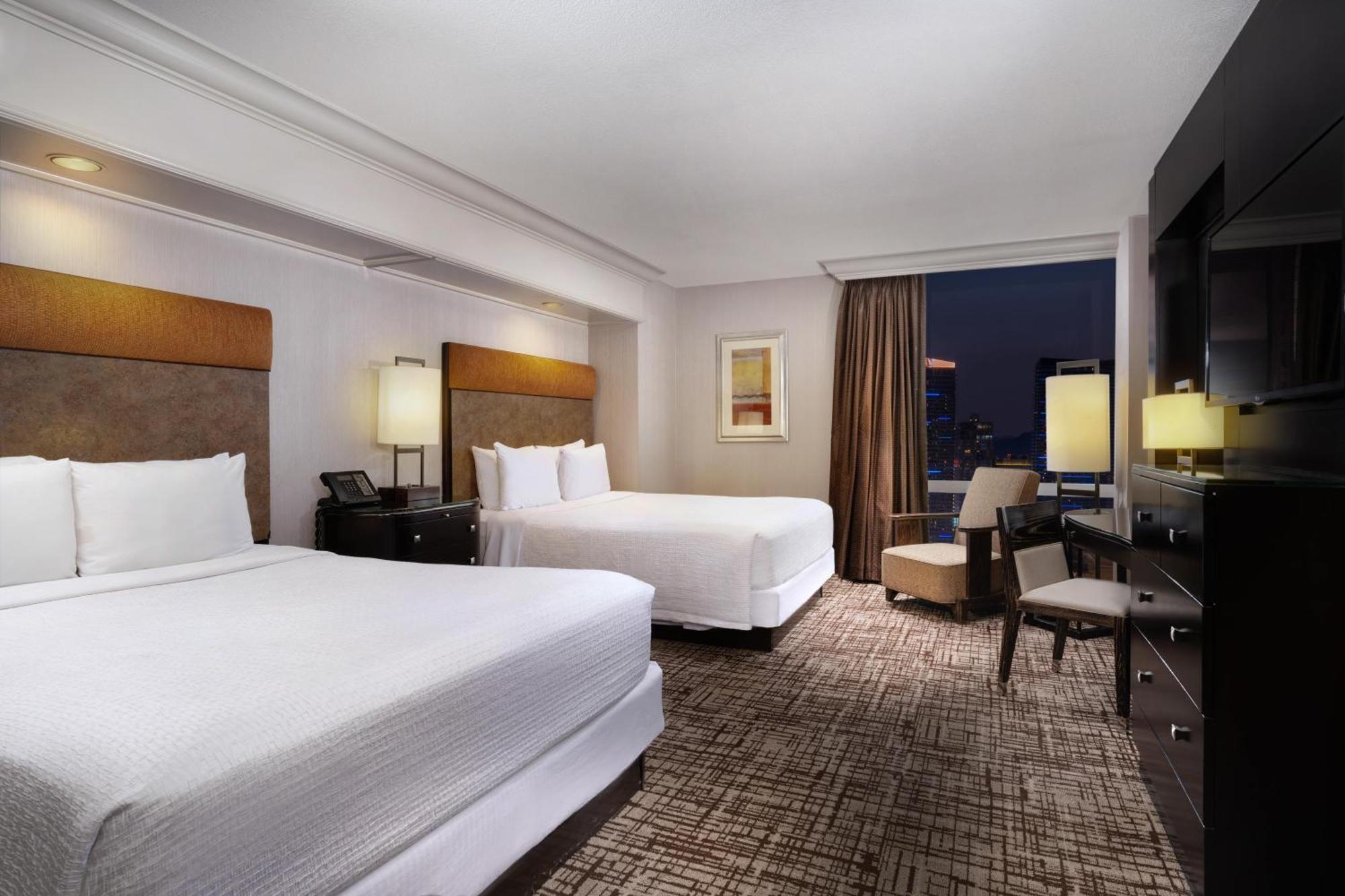 Kamer met 1 Kingsize Bed of 2 Queensize Bedden - Uitzicht op de Strip