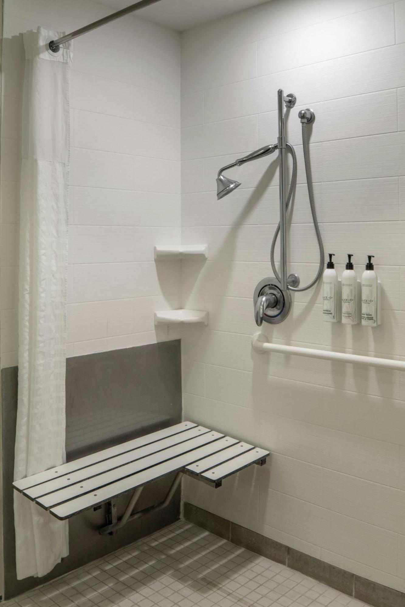 Queen Suite with Two Queen Beds, Sofa Bed and Mobility Accessible Roll-In Shower,1694542102:JPEG