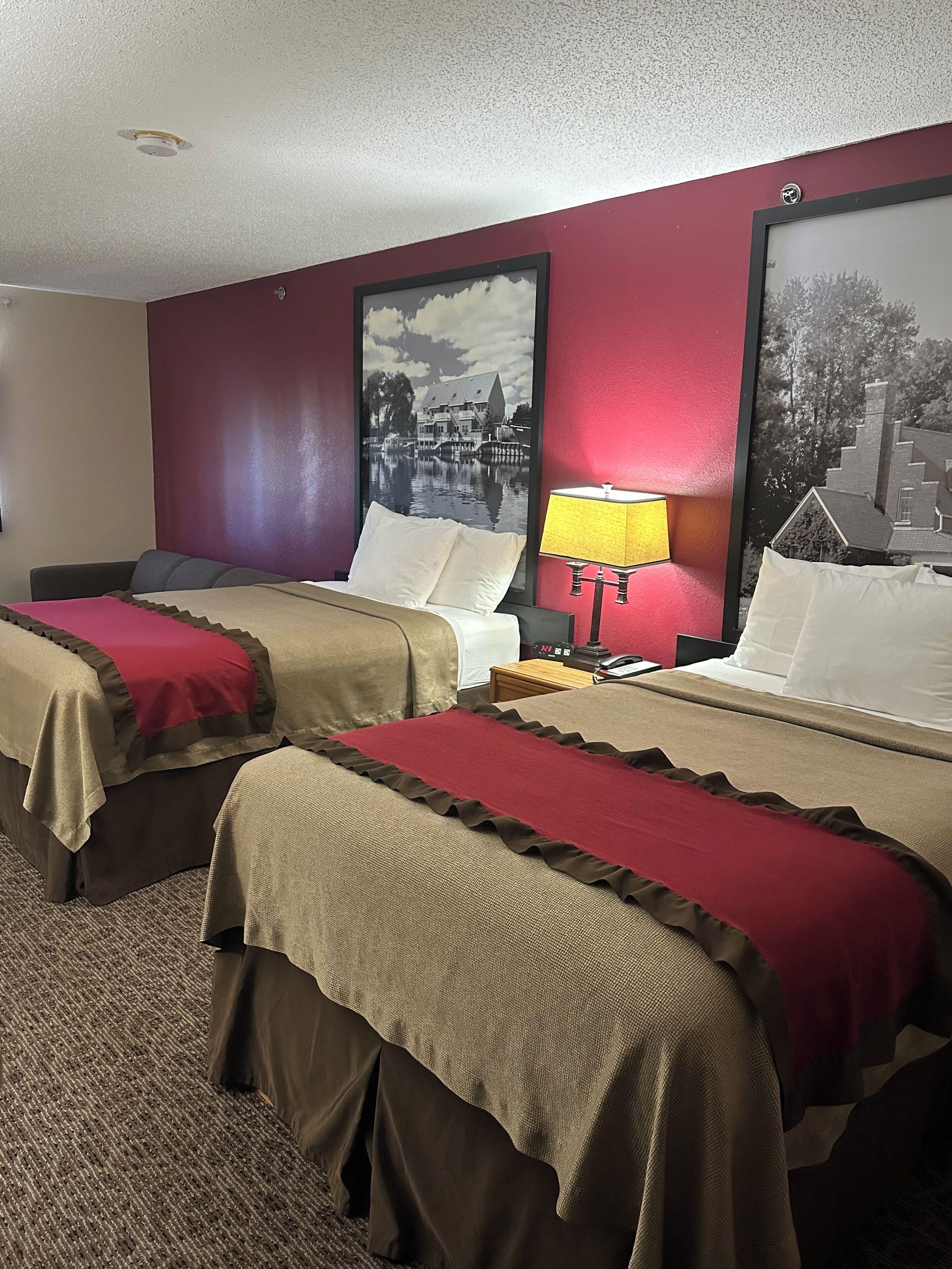 Deluxe Double Room with Two Double Beds - Non-Smoking