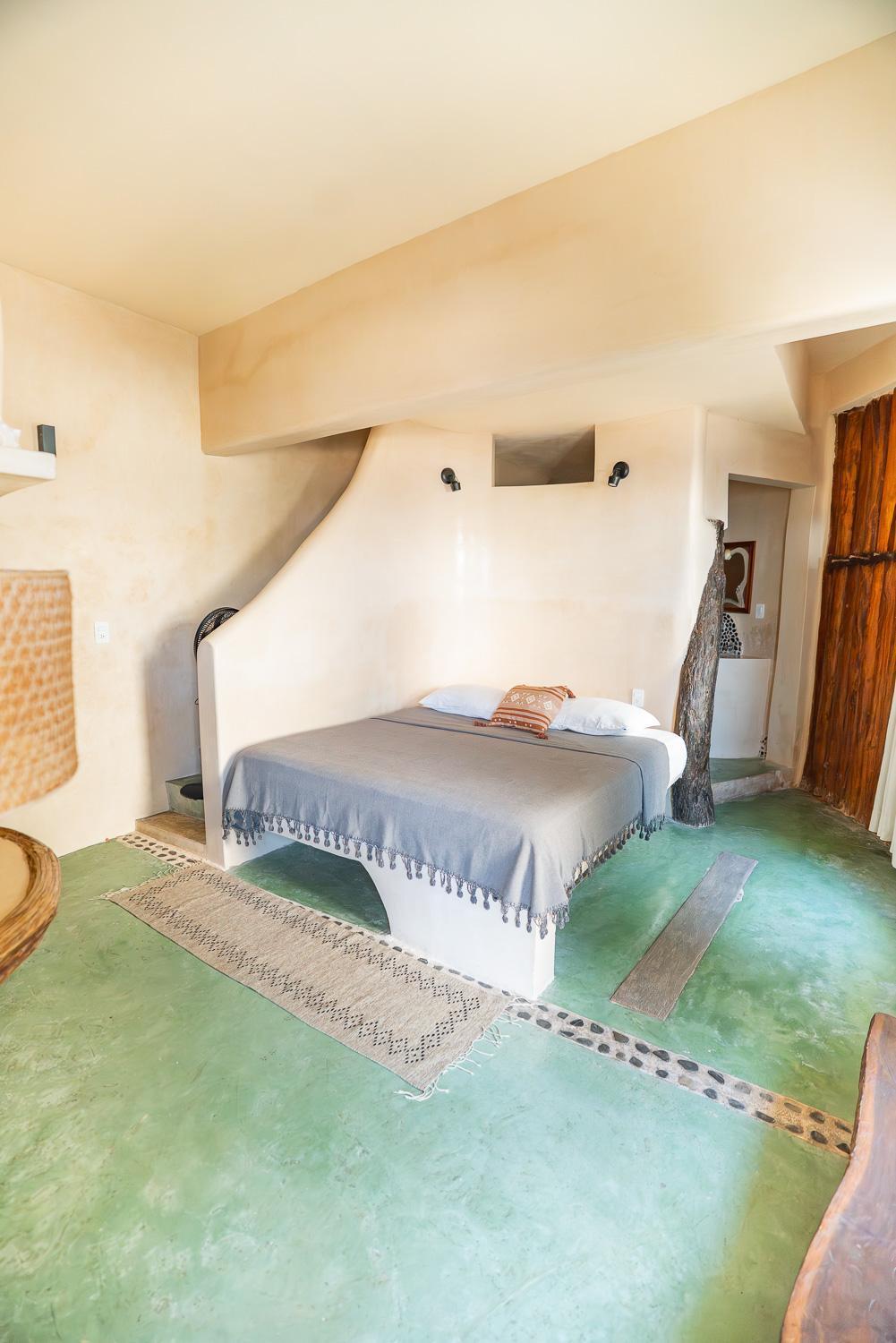 Zimmer mit teilweisem Meerblick, 1 Kingsize-Bett und 1 Doppelbett