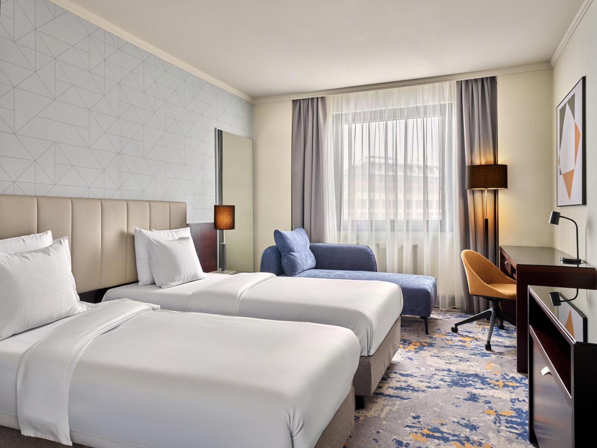 Premium Tweepersoonskamer met 2 Aparte Bedden en Toegang tot de Club Lounge