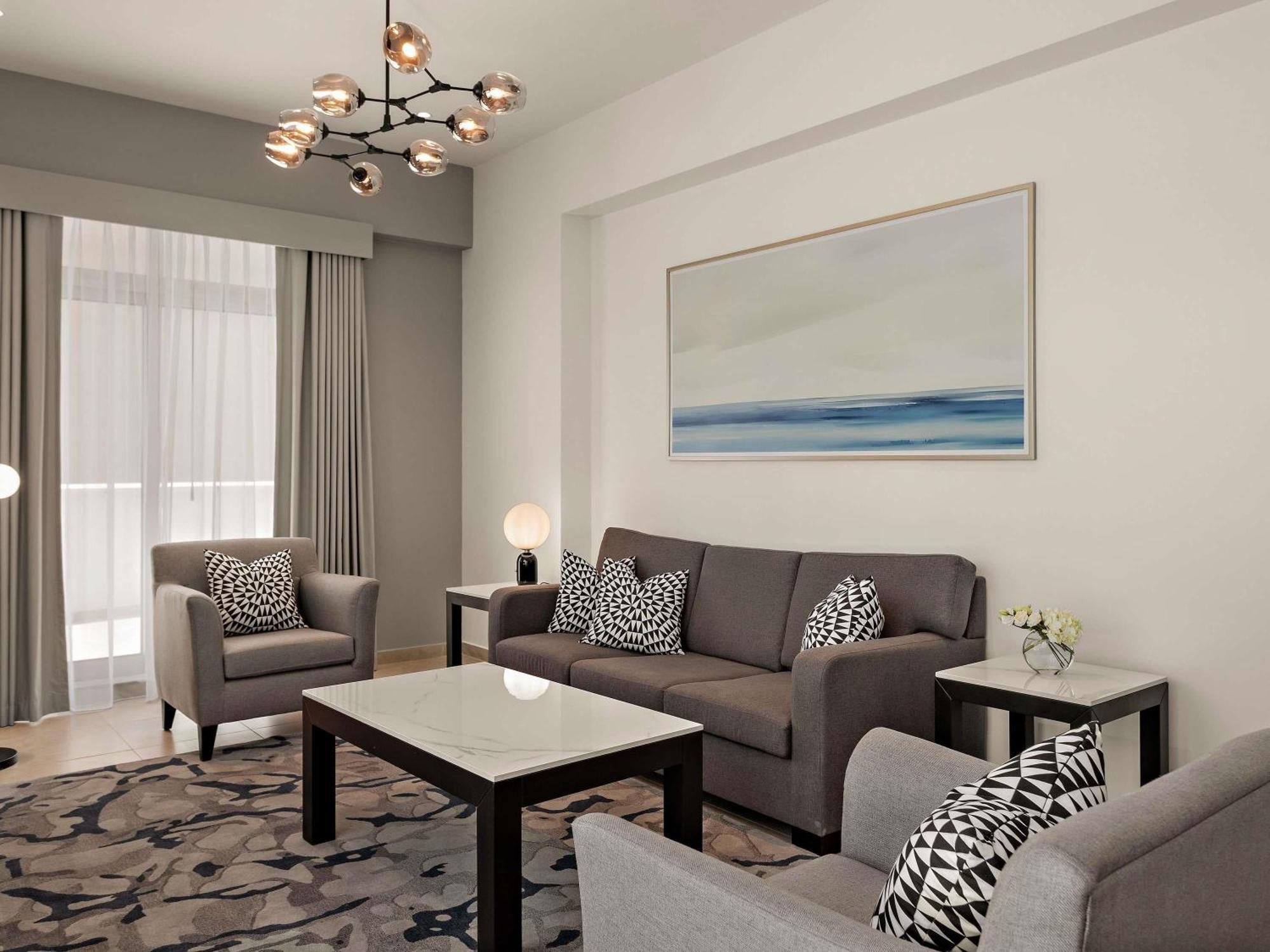 Apartment mit 2 Schlafzimmern und Blick auf den Burj Khalifa – kostenloser Transfer zum Kite Beach und zur Dubai Mall/zum Burj Khalifa