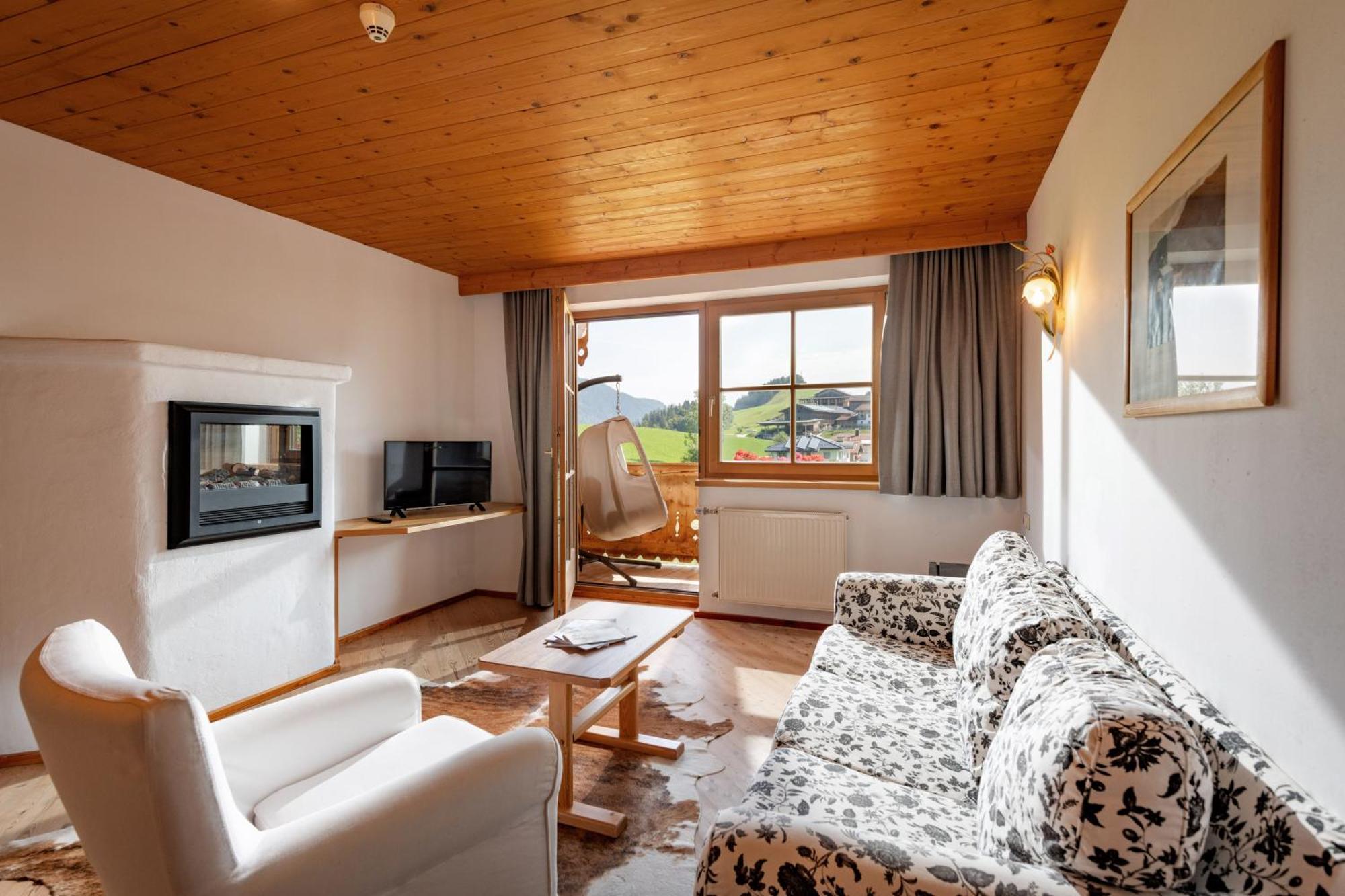 Vierbettzimmer mit Bergblick