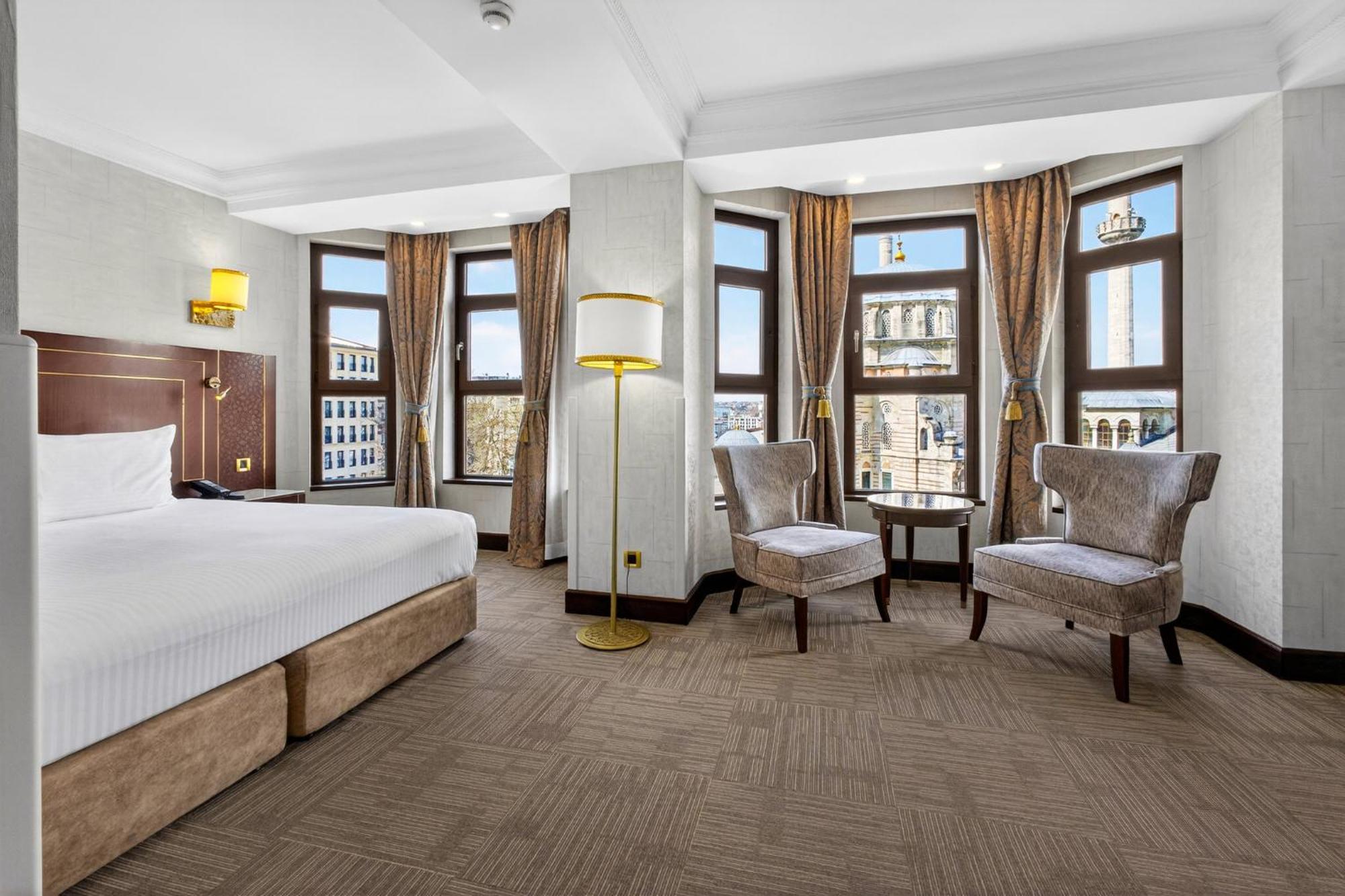 Premium Zimmer mit Kingsize-Bett und Zugang zur Lounge – Nichtraucher