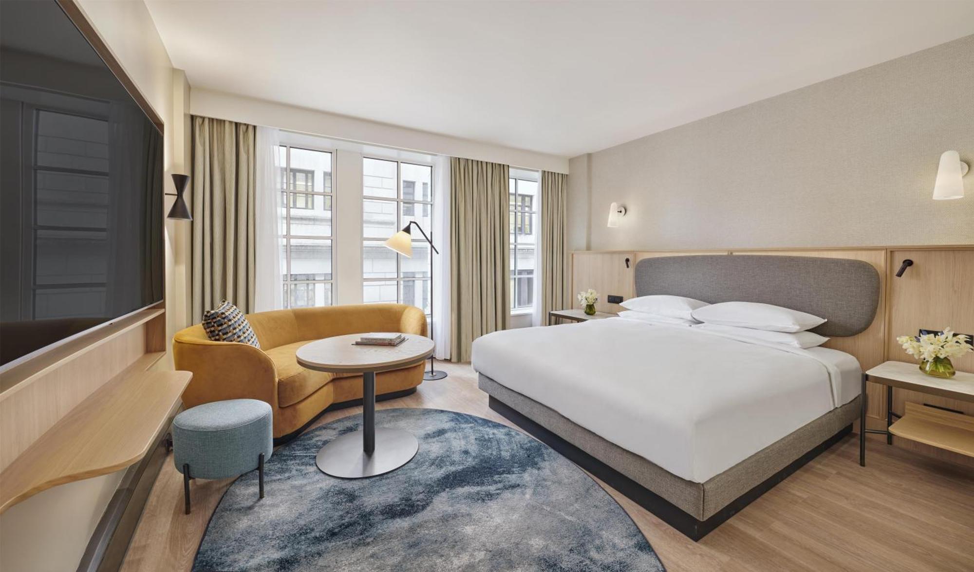 Zimmer mit Kingsize-Bett - Zugang zum Club