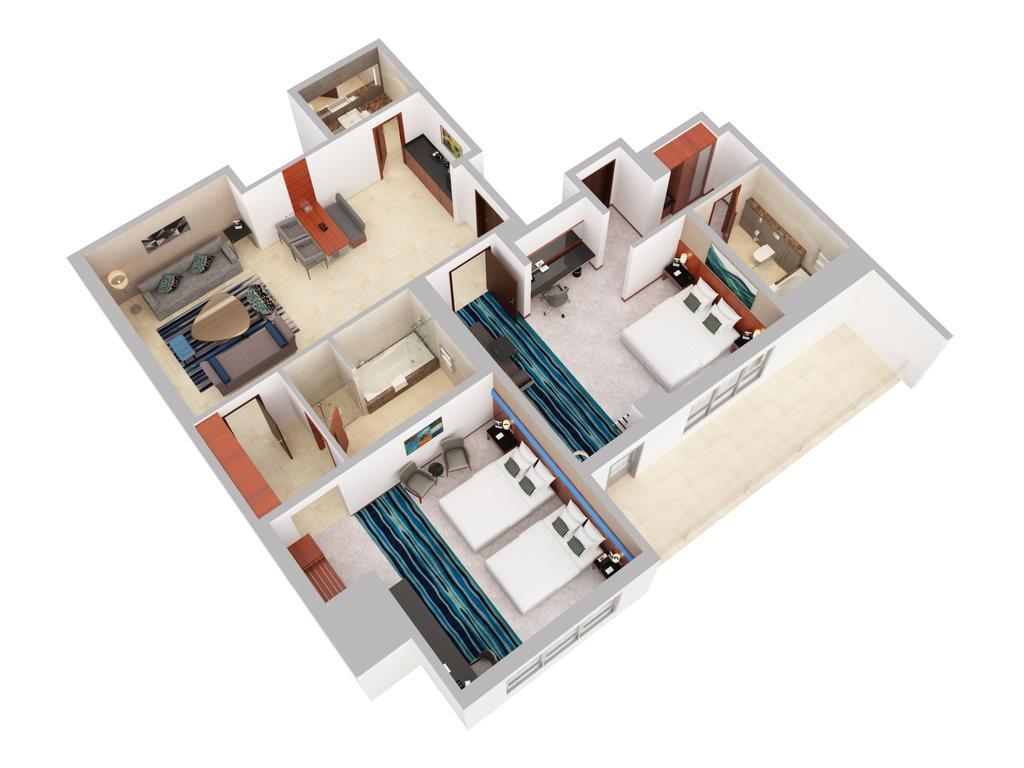 Deluxe Suite met 2 Slaapkamers