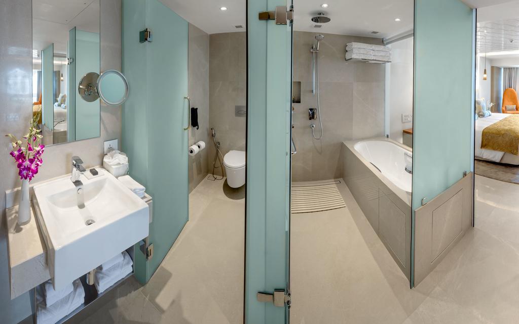 Apollo Suite met uitzicht op zee, met gratis luchthaventransfer en dagelijks cocktails in de avond bij de Taj Club Lounge
