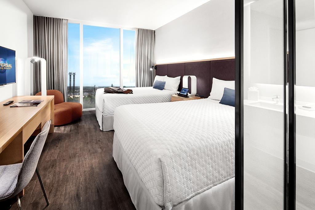 Habitación Doble con vistas y entrada especial al parque antes del horario habitual* - 2 camas grandes