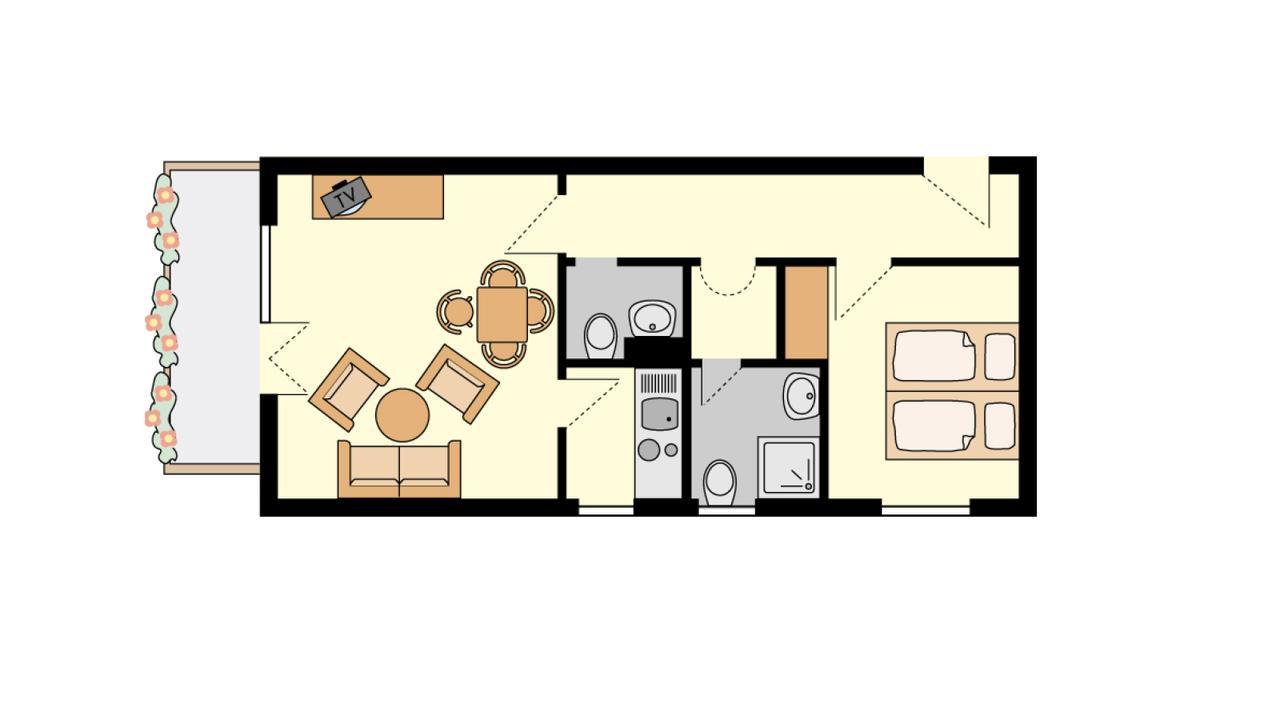 Apartment mit Terrasse - 3