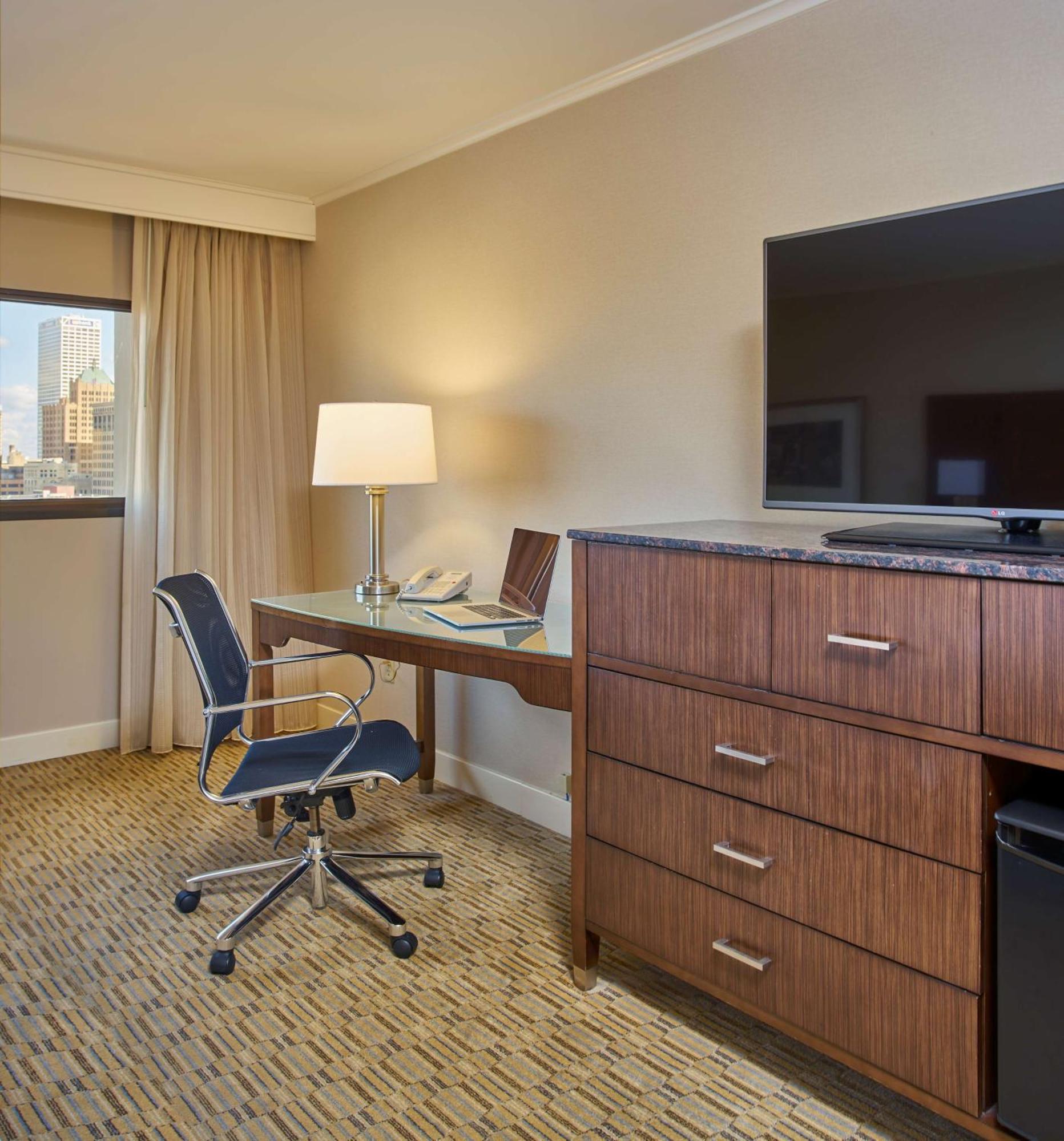 Double Room with Two Double Beds and City View