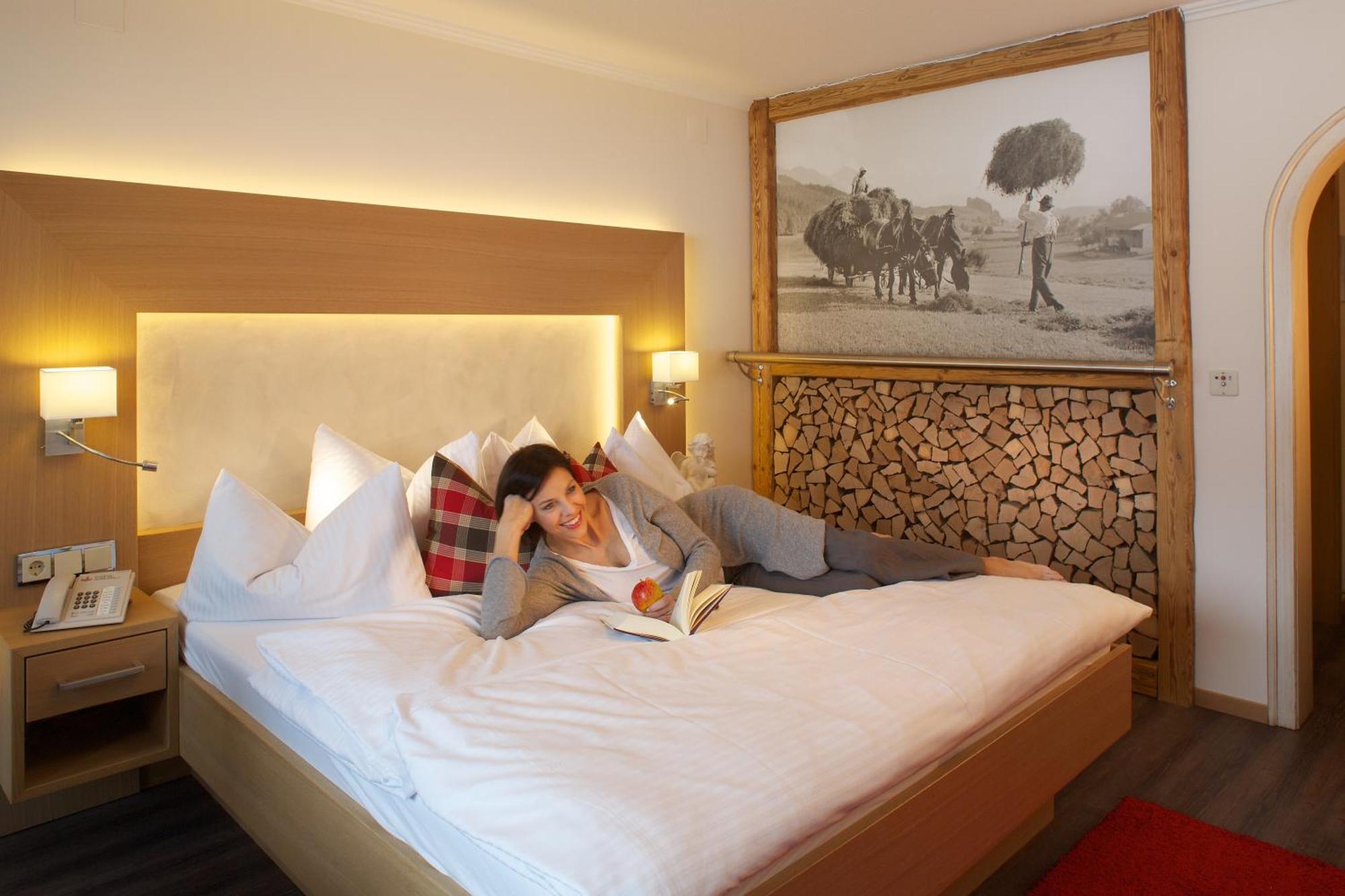 Doppelzimmer mit Gartenblick