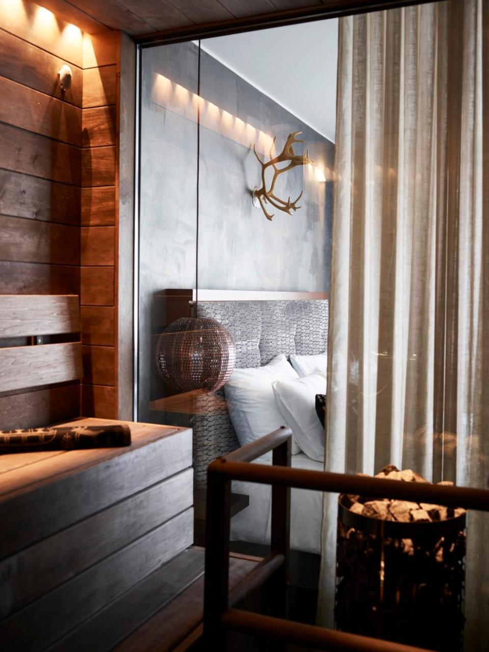 Chambre Double Deluxe Mystique avec Sauna