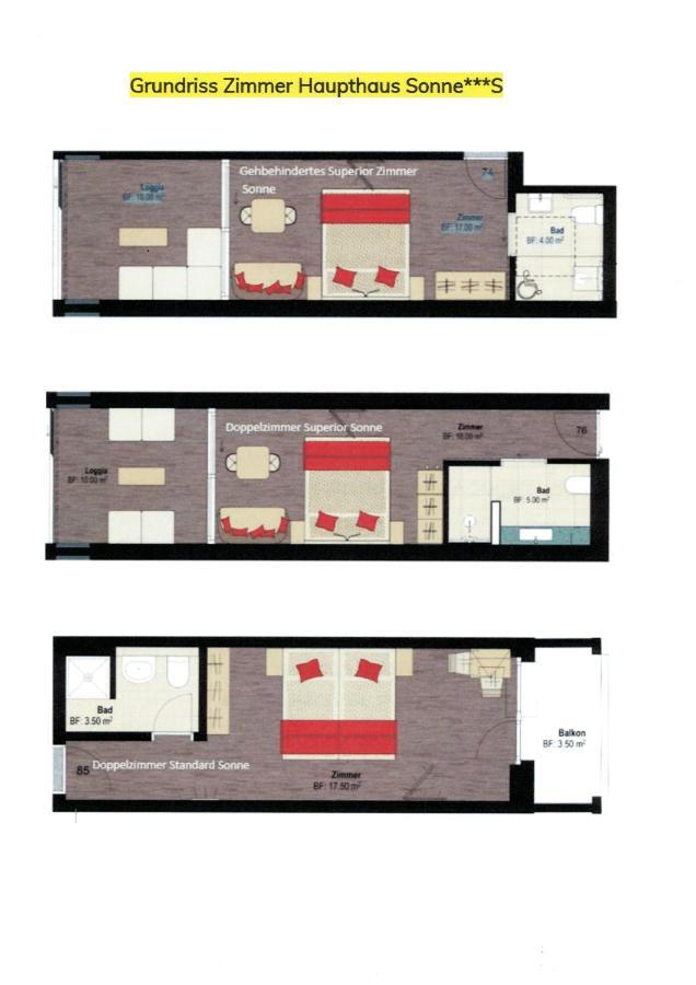 Standard Doppelzimmer - Hauptgebäude