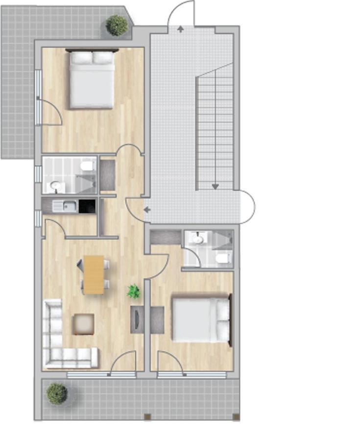 Apartment mit 2 Schlafzimmern