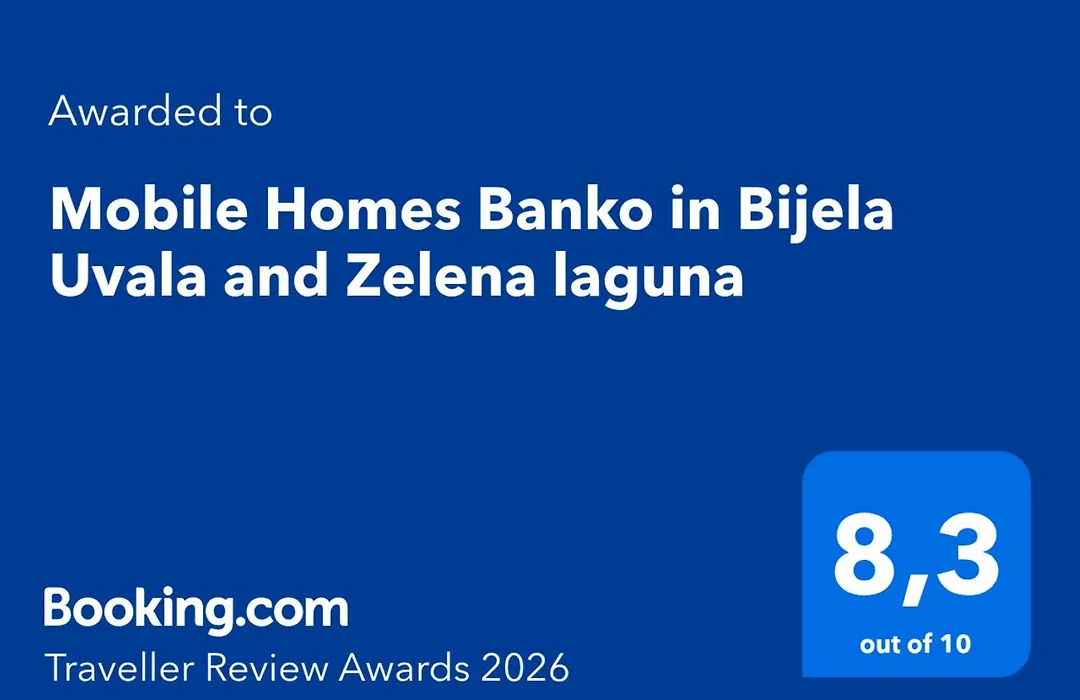 Mobile Homes Banko In Bijela Uvala And Zelena Laguna-1