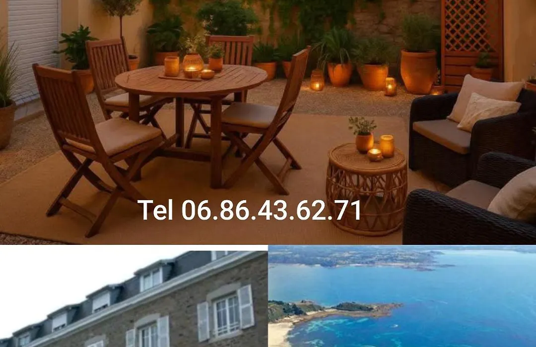 TY SAM Bretagne - Bel appartement maison RDC Terrasse T3-T4 proche plages et commerces-1