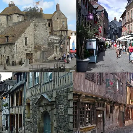 Le FleurHon 11 d'Honfleur, T2 en Résidence avec Piscine, WIFI et Parking gratuits-2