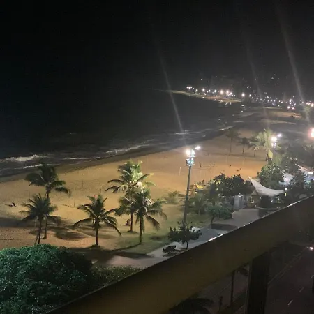 Apart-Hotel Com Varanda De Frente Para O Mar Da Praia Da Costa-3