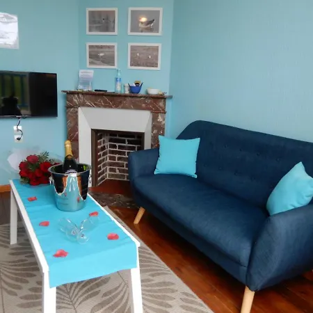 Villa Des Bains De Mer Avec Balcon Et Vue, Terrasse, 300 M Plage, 2 Chambres, Velos Fournis A Mers Les Bains Le Treport, Petit Dejeuner En Option-3