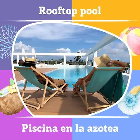 Rooftop Pool Ducassi Studio Suites Deluxe Hotel Beach Club & Spa-2