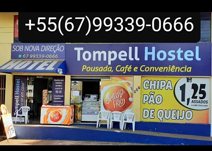 Portaria e circulação de hóspedes só até 23 horas - Reabre às 5 horas - Pousada Bem-te-vi Tompell Ponta Porã