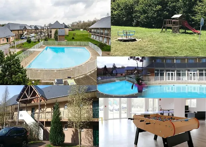 Le FleurHon 11 d'Honfleur, T2 en Résidence avec Piscine, WIFI et Parking gratuits Équemauville