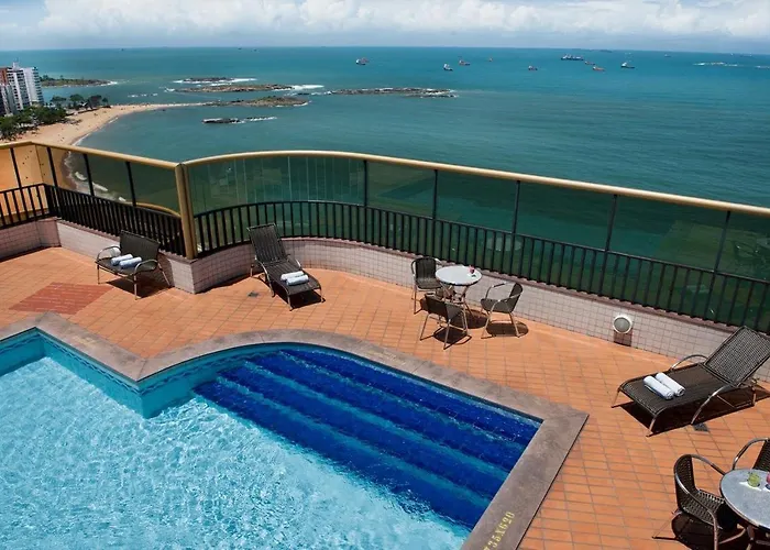 Apart-Hotel Com Varanda De Frente Para O Mar Da Praia Da Costa Vila Velha 