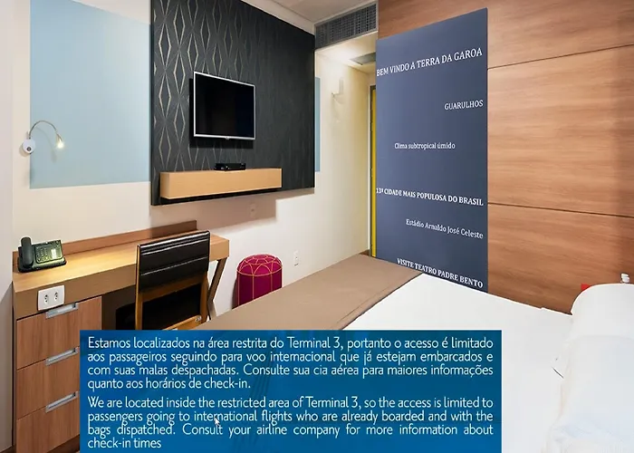 Tryp By Wyndham Sao Paulo Airport - Hotel De Transito Terminal 3 -Lado Ar - Area Restrita A Passageiros Ja Embarcados - Piso 1 Guarulhos