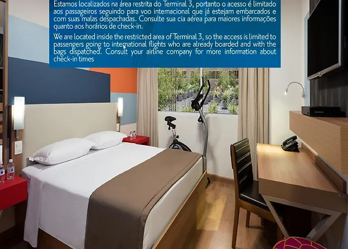 Tryp By Wyndham Sao Paulo Airport - Hotel De Transito Terminal 3 -Lado Ar - Area Restrita A Passageiros Ja Embarcados - Piso 1 Guarulhos