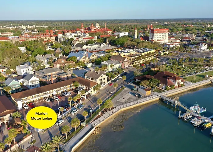 Historic Waterfront Marion Motor Lodge In Downtown St Augustine St. Augustine
