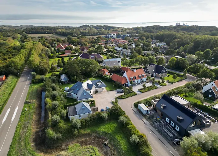 Luxe prive-kamer - studio in villa aan zee, Dishoek, vernieuwd