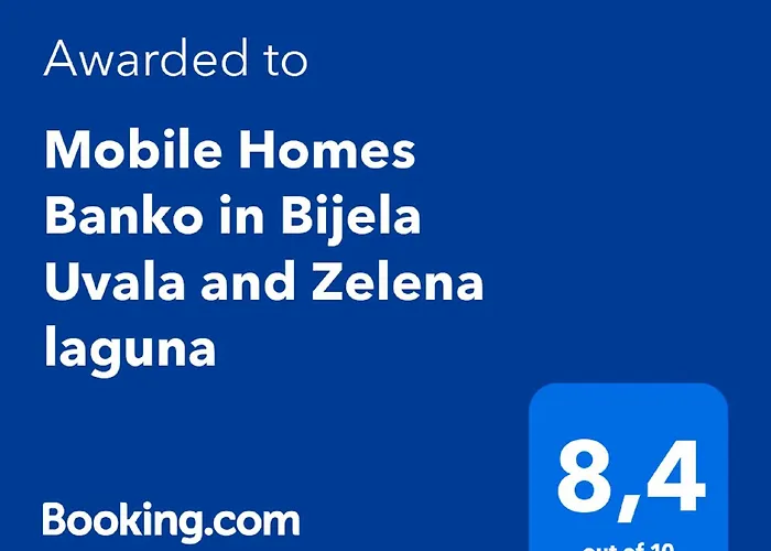 Mobile Homes Banko In Bijela Uvala And Zelena Laguna Mugeba