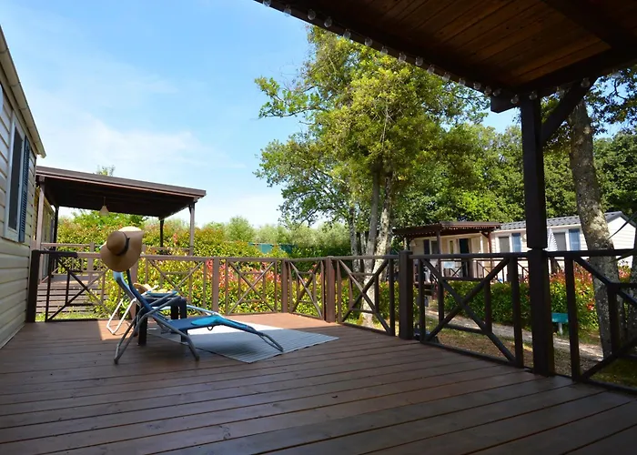 West Coast Mobilhome With Xxl Terrace In Naturist Resort Solaris Fkk